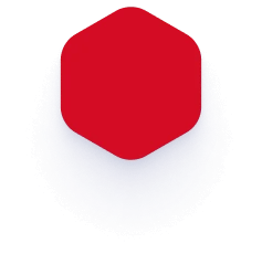 Red hexagon